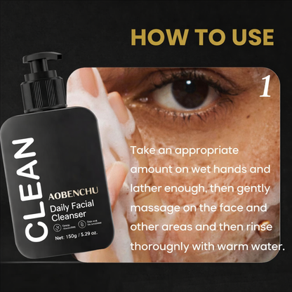 Facial Cleanser and Face Moisturizer